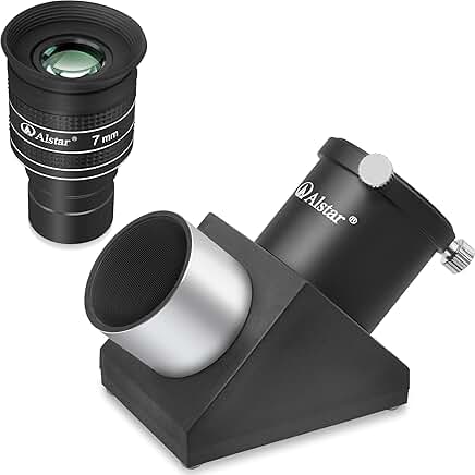 1.25-inch 58° 7mm Telescope Eyepiece with 90° Diagonal
