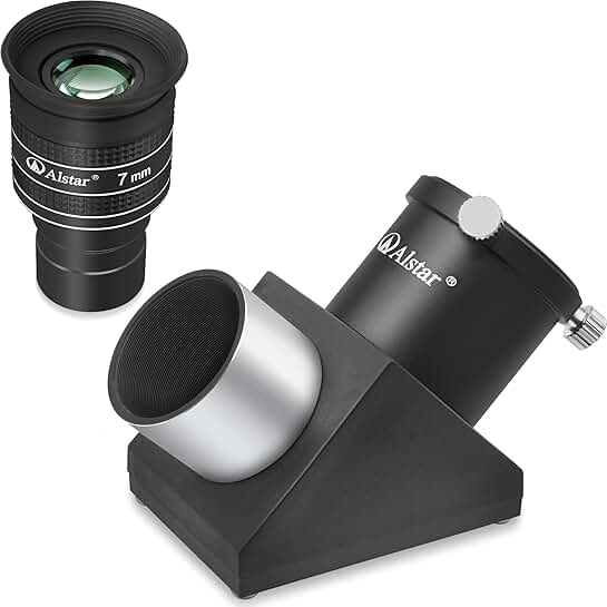 1.25-inch 58° 7mm Telescope Eyepiece with 90° Diagonal