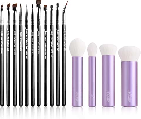 Eyeliner and Face Kabuki Brush Sets