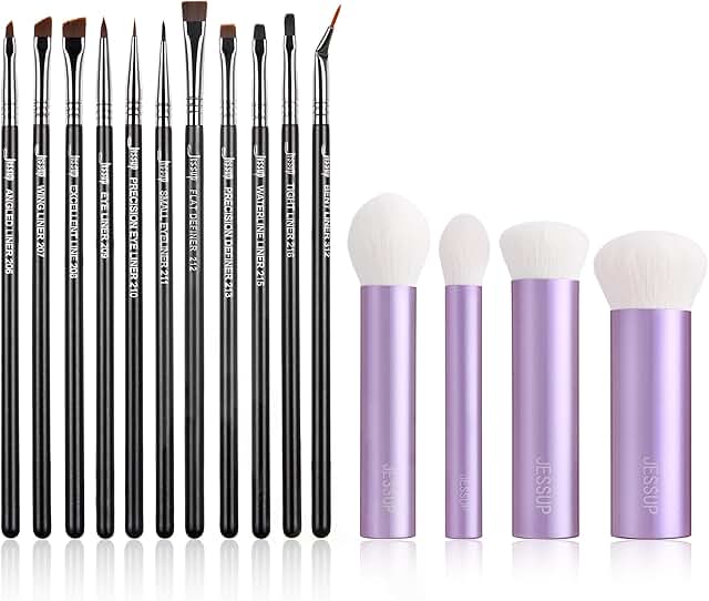 Eyeliner and Face Kabuki Brush Sets