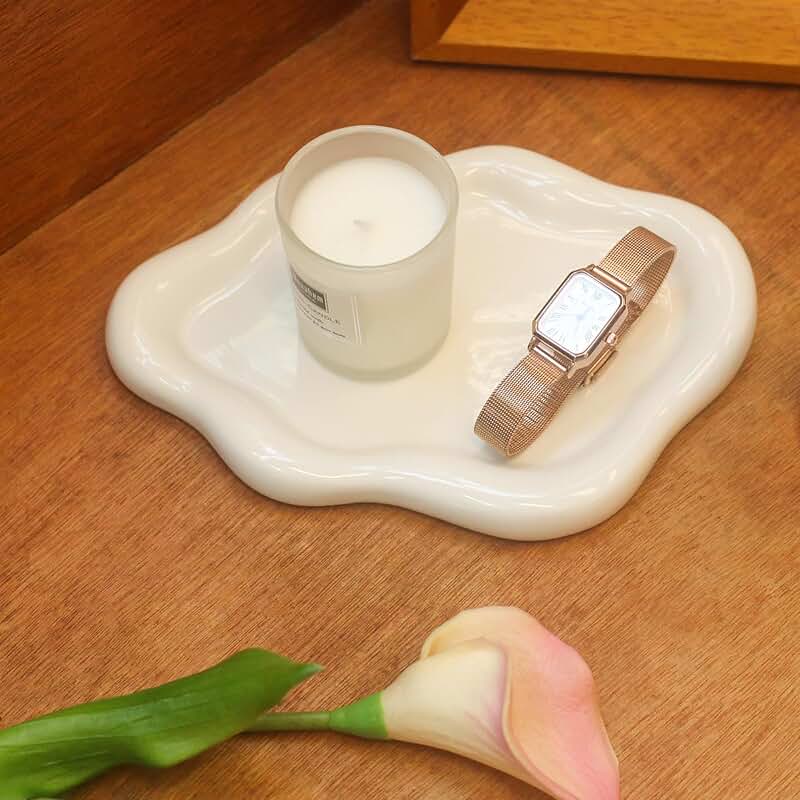 Ceramic Cloud Jewelry Tray and Ring Holder