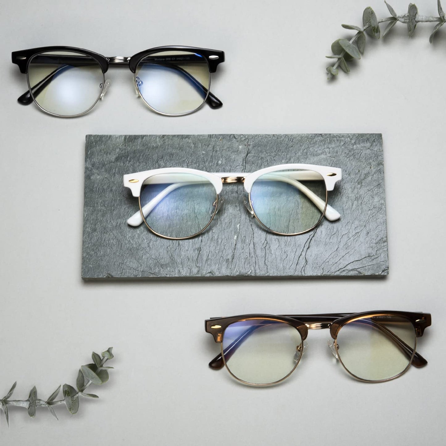 Blue Light Blocking Glasses Square with Anti Computer Glare for Gaming Reading Women and Men