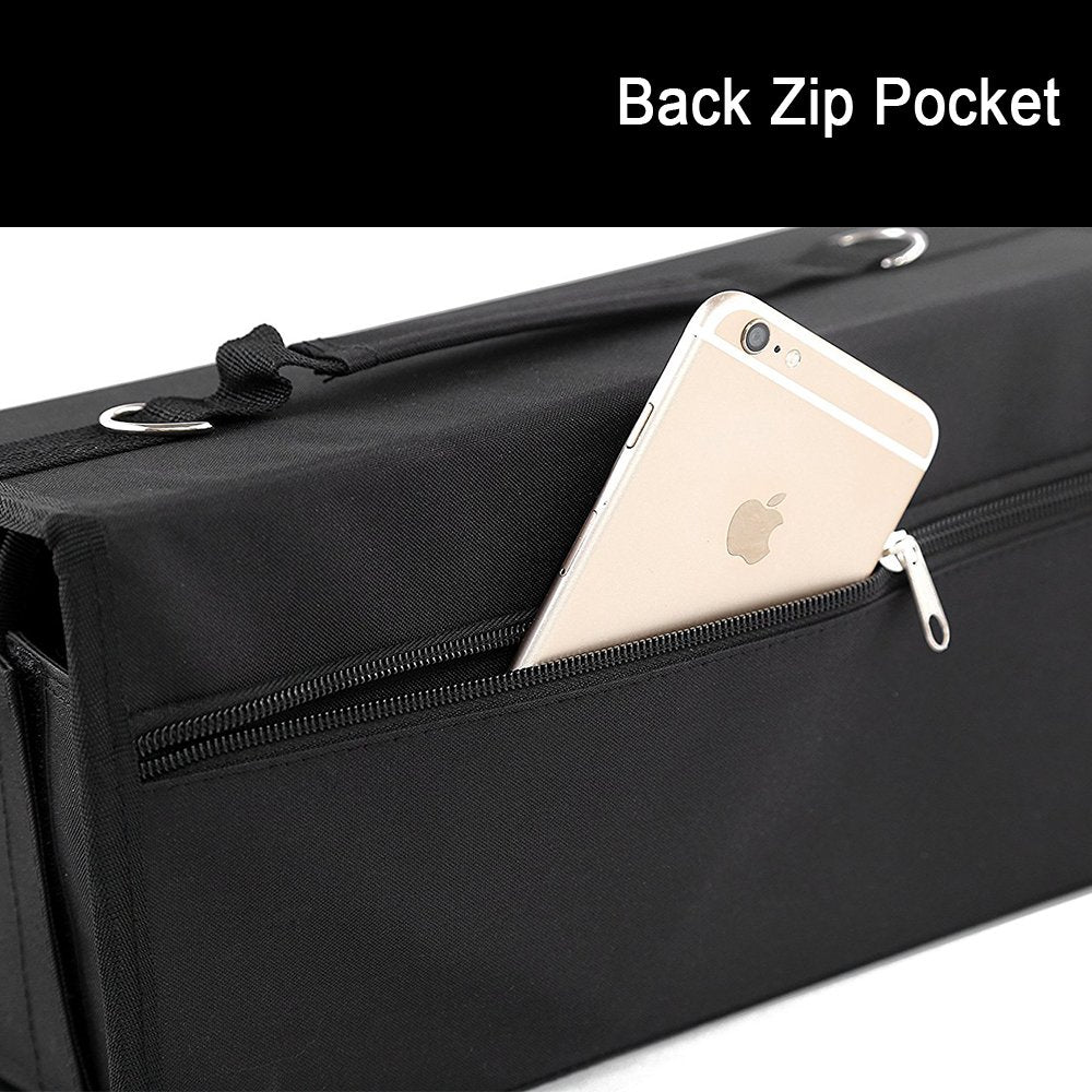 Foldable Marker Storage Case with Handle and Strap
