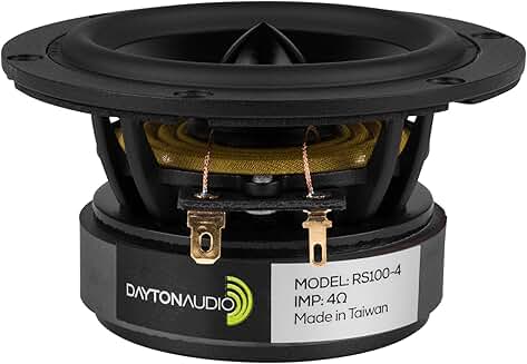 4-inch full-range speaker driver, 4 ohm