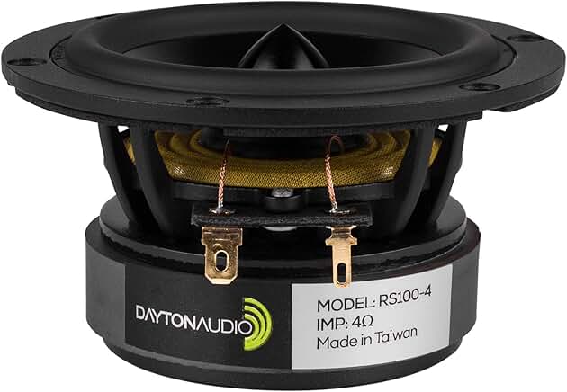 4-inch full-range speaker driver, 4 ohm