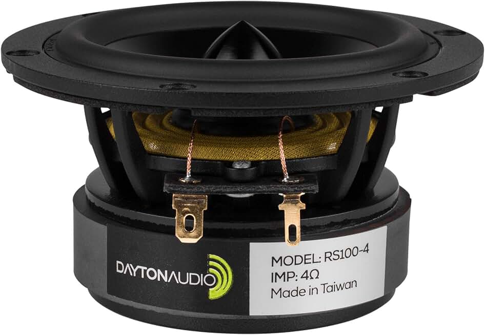 4-inch full-range speaker driver, 4 ohm
