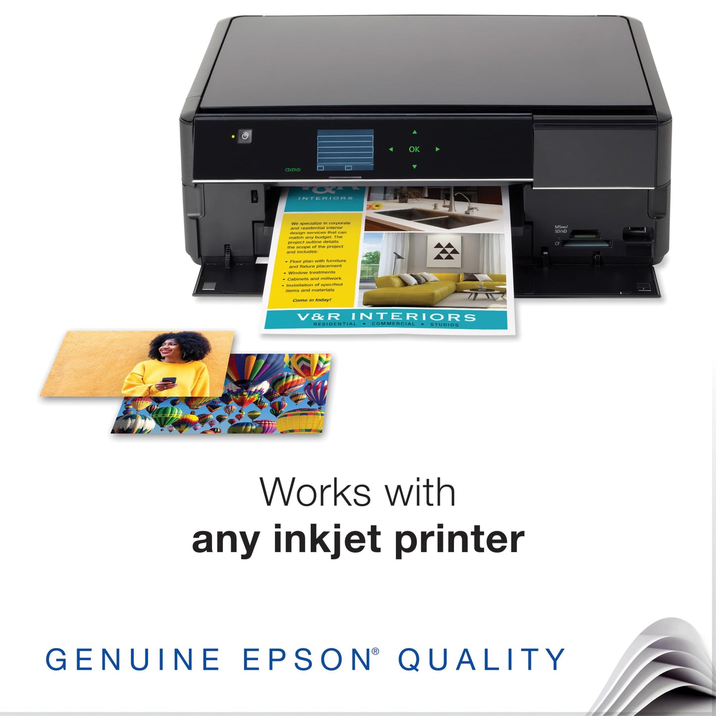 Matte Presentation Paper 8.5x11 Inches, 50 Sheets