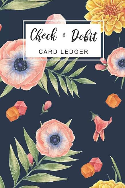Check and Debit Card Ledger Book