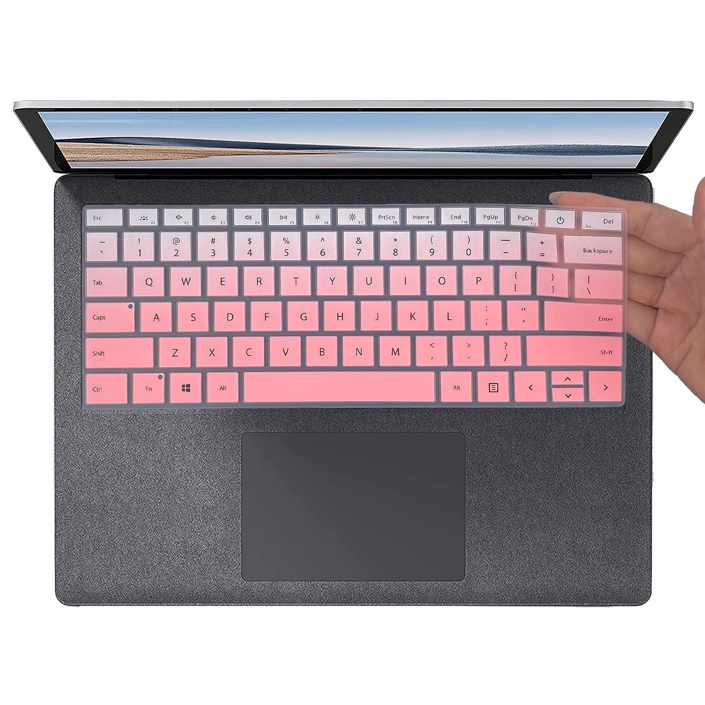 Pink Ombre Protective Skin for Laptop and Studio
