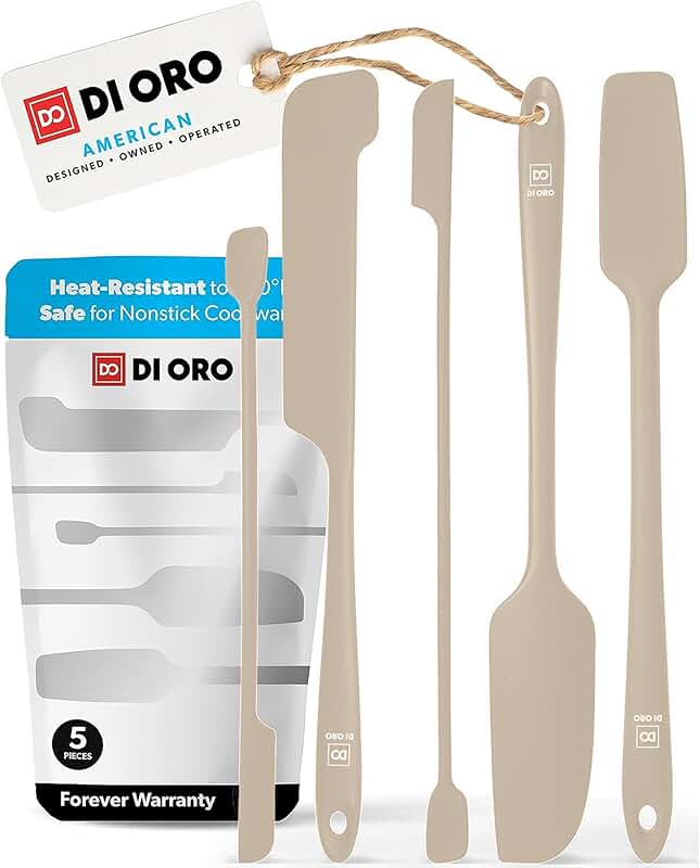 Silicone Jar Spatula Set for Cooking and Baking