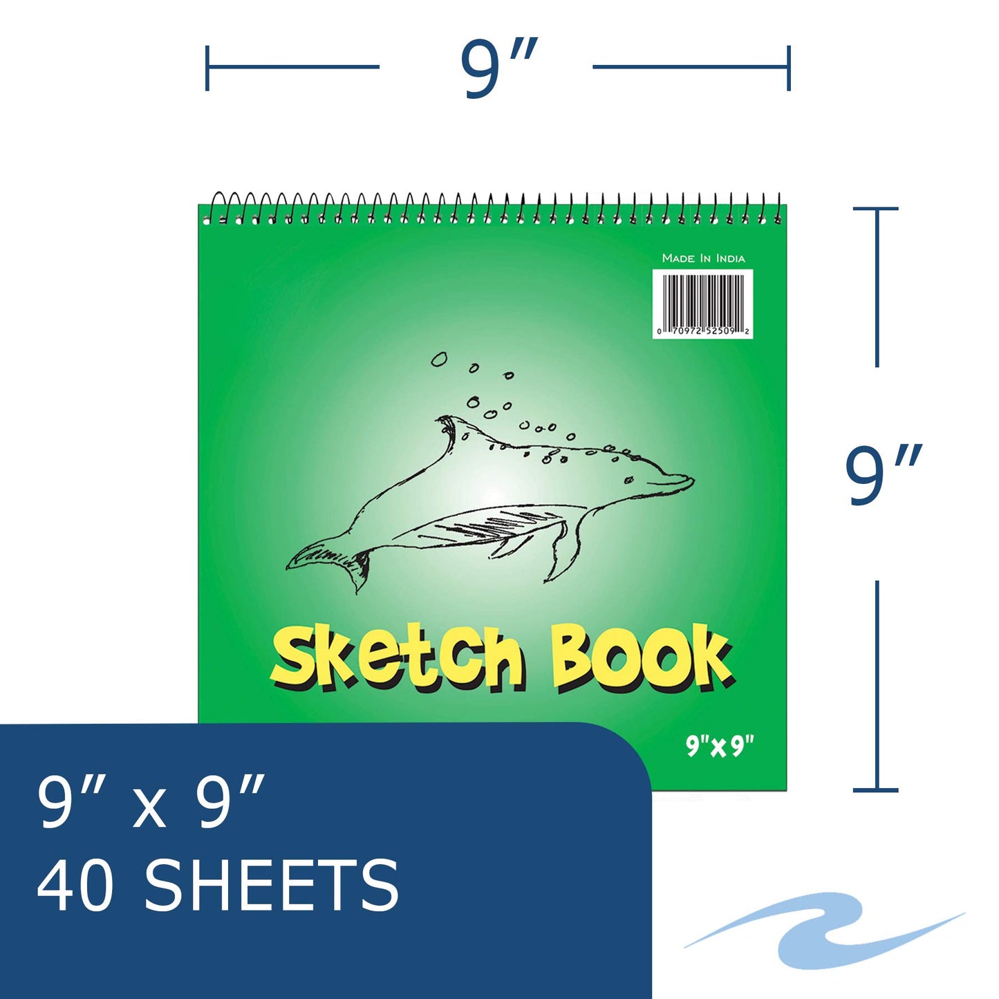 Kid's Art Variety Pack with Watercolor, Sketch, Doodle, Drawing Pads
