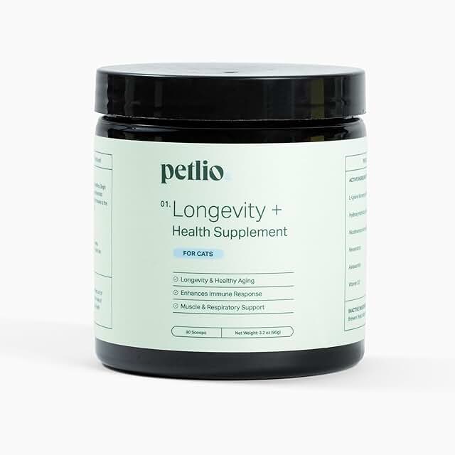 Longevity Cat Health Supplement for Immunity and Strength