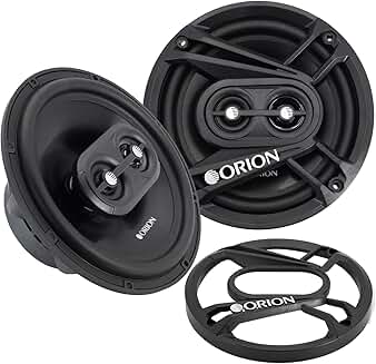6.5-inch 3-Way Coaxial Car Speakers, 240W, Full Range