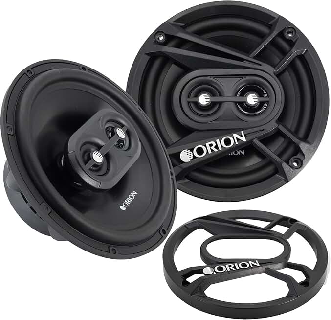 6.5-inch 3-Way Coaxial Car Speakers, 240W, Full Range