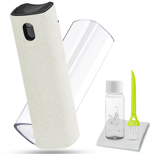 Car and device screen cleaner spray with brush kit