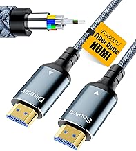 100FT 4K HDMI Fiber Optic Cable with Gold Connectors