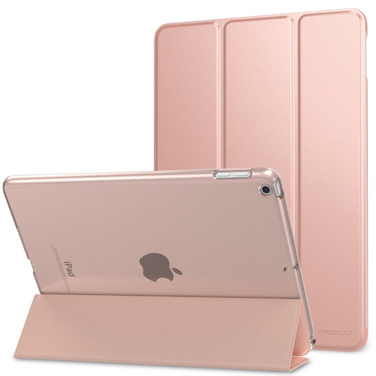Case for iPad 9.7 2017/2018, Rose Gold, Slim with Stand