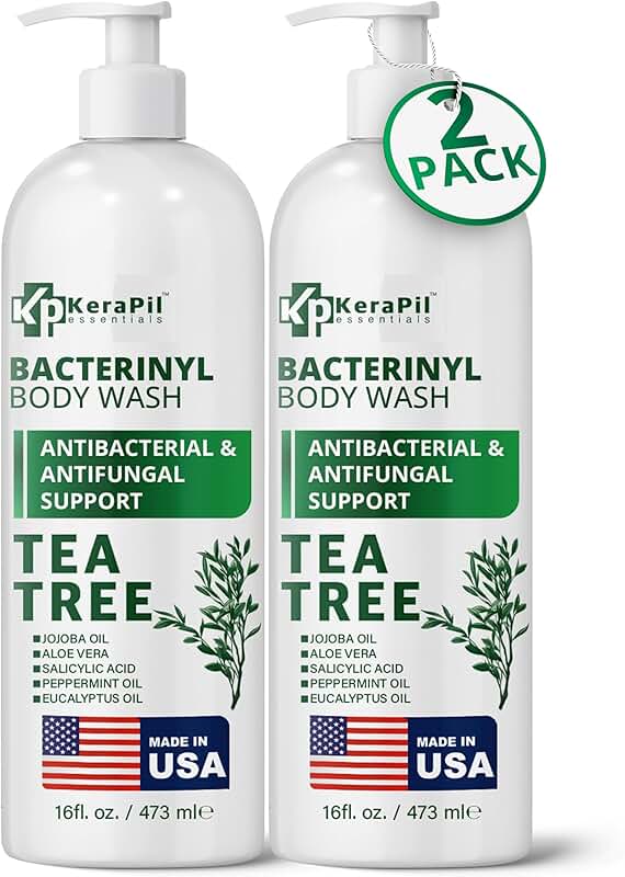 Tea Tree Oil Body Wash for Skin and Odor Relief
