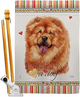 Dog and Puppy Garden House Flag Set