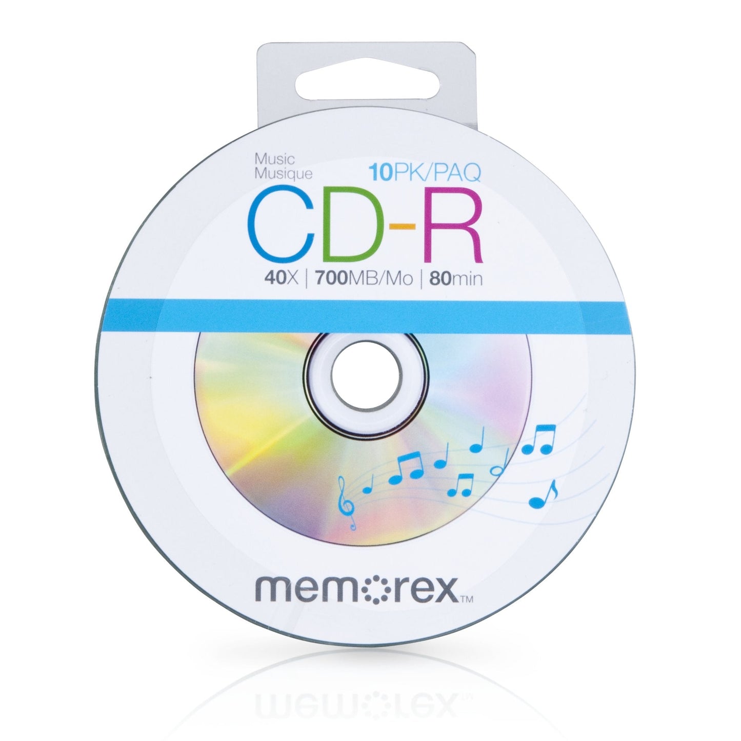 99055 40x 700MB 80 Min Music CD-R Discs, 10 Pack