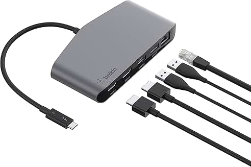 Mini Thunderbolt 3 Dock with Dual 4K and Ethernet