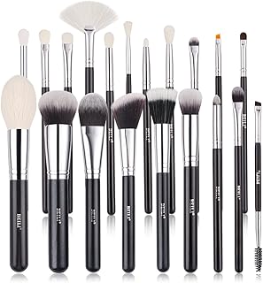 20-Piece Synthetic Makeup Brush Set for Face and Eyes
