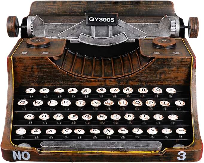 Vintage Typewriter Model for Home and Decor