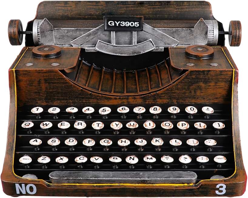 Vintage Typewriter Model for Home and Decor