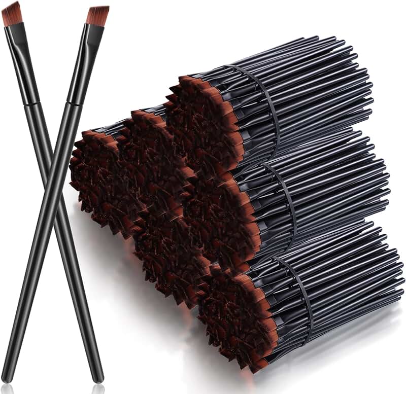 300 Disposable Eyebrow Brushes for Cosmetics