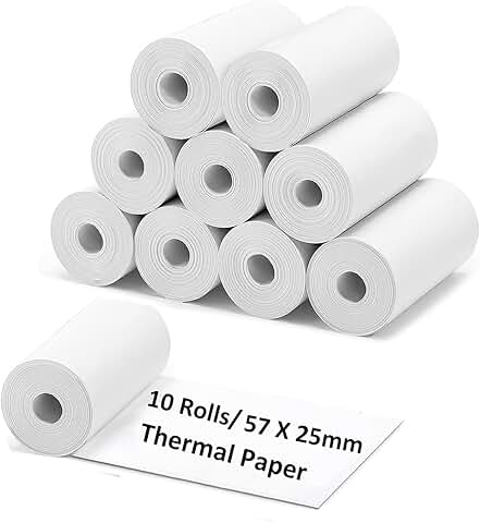10 Rolls of Refill Paper for Kids Instant Camera