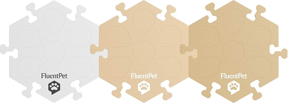 Beige Pet Button Learning Mats, 3-Pack