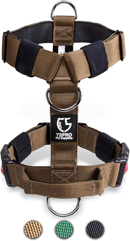 Heavy Duty Adjustable Dog Harness for Large Dogs