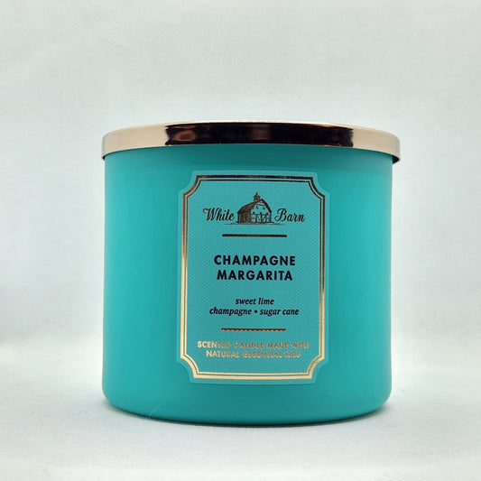  3-Wick Candle w/Essential Oils  14.5 oz  New Core Scents! Champagne Margarita)