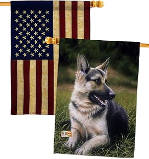 German Shepherd House Flag Pack for Pets and Garden
