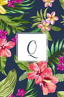 Tropical Floral Journal with 150 Pages