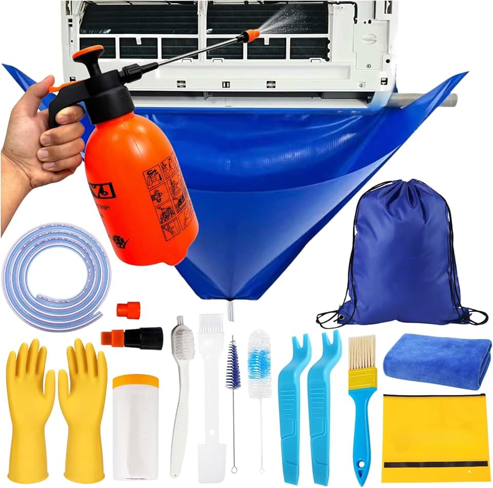 Mini Split Cleaning Kit with Cover and Sprayer
