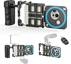 Universal Phone Video Rig with Stabilizer and Wireless Shutter