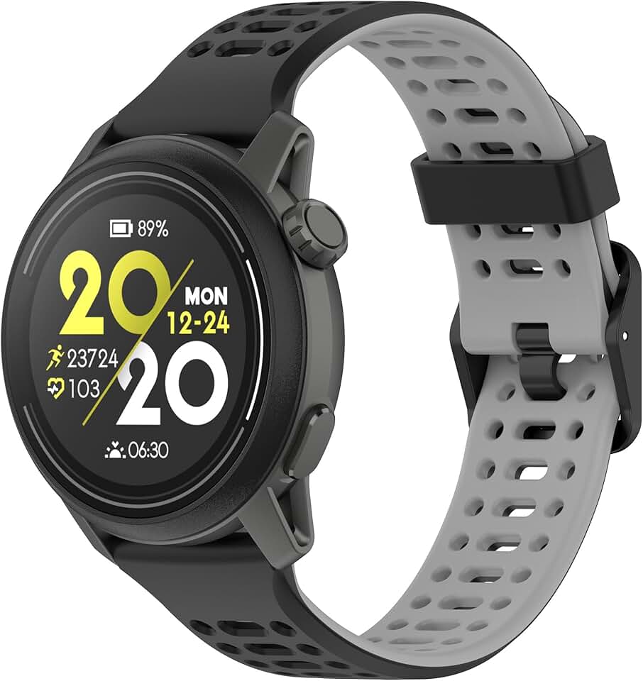 22mm Silicone Watch Bands for Sports Watches
