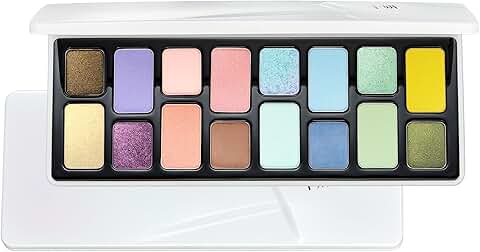 16-Color Eyeshadow Palette for Daily Wear and Dates