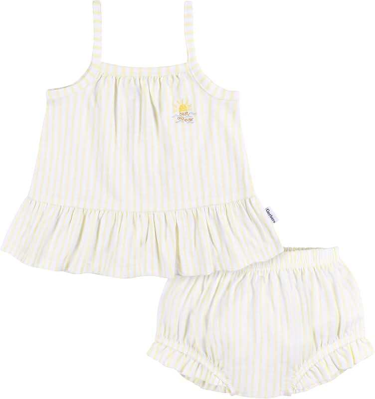 Baby Girl Sleeveless Tunic and Diaper Cover Set