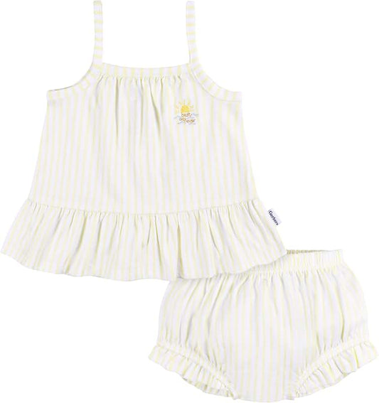 Baby Girl Sleeveless Tunic and Diaper Cover Set