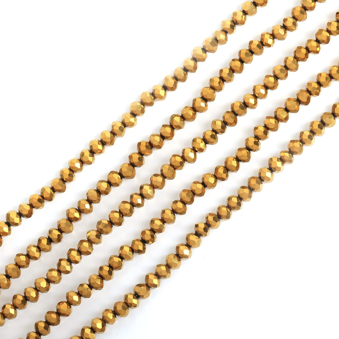 10 Strands 4mm Crystal Beads for Jewelry Making