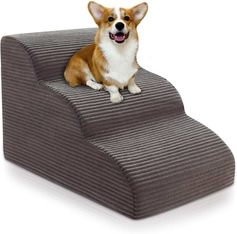 3-Step Pet Stairs for Small Dogs and Cats