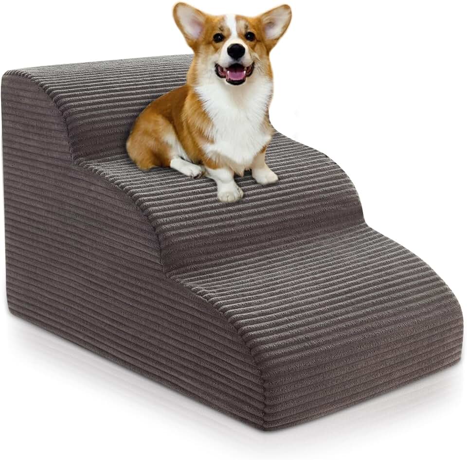 3-Step Pet Stairs for Small Dogs and Cats