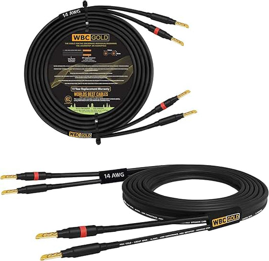 15-Foot High Purity OFC Speaker Cable Pair