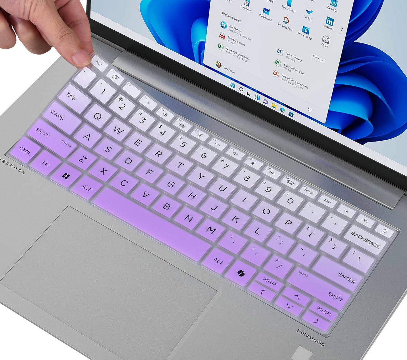 Purple Keyboard Cover for 2024 14-inch Laptop
