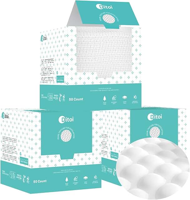Disposable Ultra Thick Face Towels, 10x12 inches, 150 count