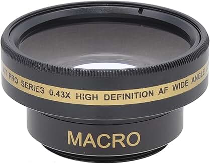 30mm 0.43X Wide Angle Lens for Camera