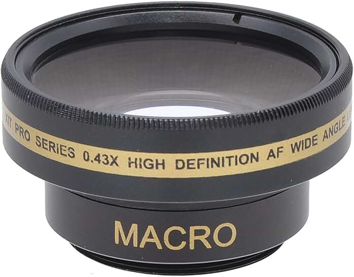 30mm 0.43X Wide Angle Lens for Camera