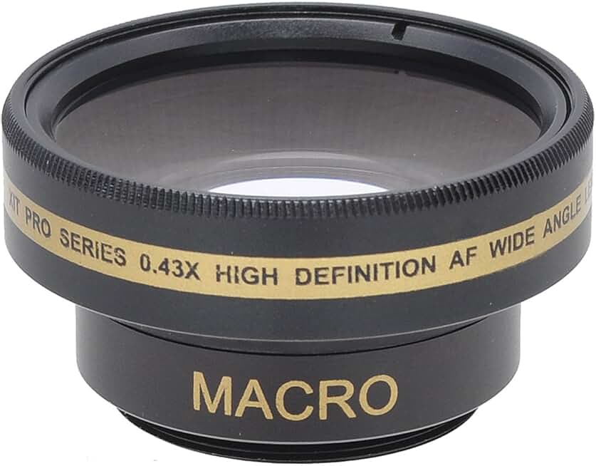 30mm 0.43X Wide Angle Lens for Camera